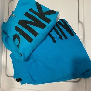 Sweat and zip up hoodie set